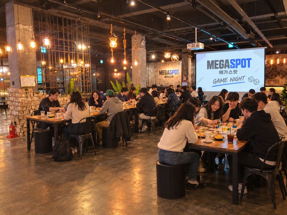 메가스팟 건대 커뮤니티 정기 모임 — 보드게임 나이트