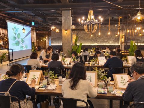 메가스팟 건대 원데이 클래스·멘토링 — 보태니컬 수채화 클래스